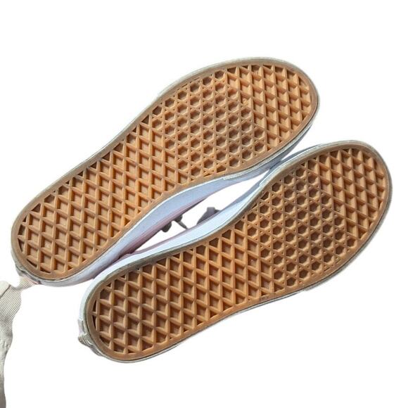 VANS Pig Suede Old Skool Shoes Sneakers Low Top Light Pink Leather Womens 7.5 - Picture 6 of 7